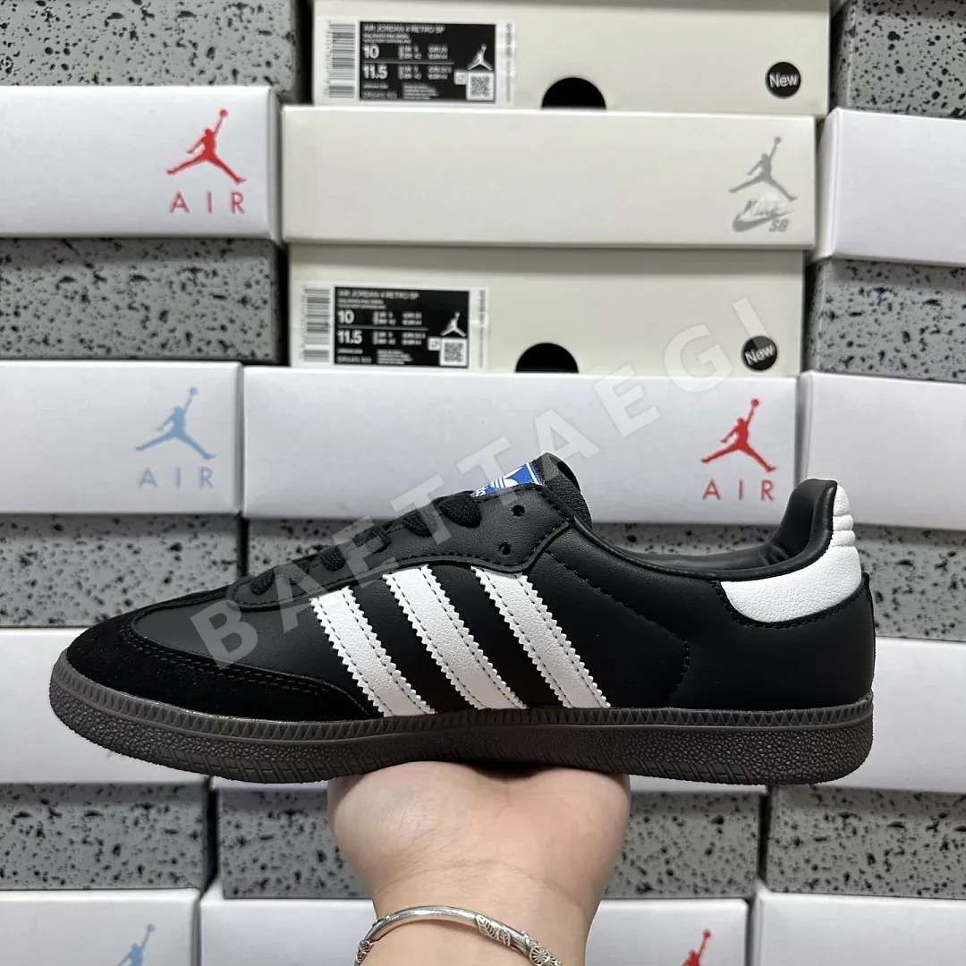 아디다스 [WZ] 삼바 OG B75807 200691 Adidas Samba OG Black White Gum 상세 이미지 3
