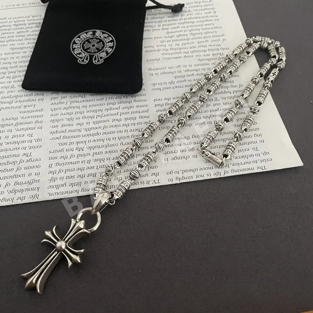 크롬하츠 레트로 파이브스타 크로스 펜던트 목걸이 상세 이미지 8