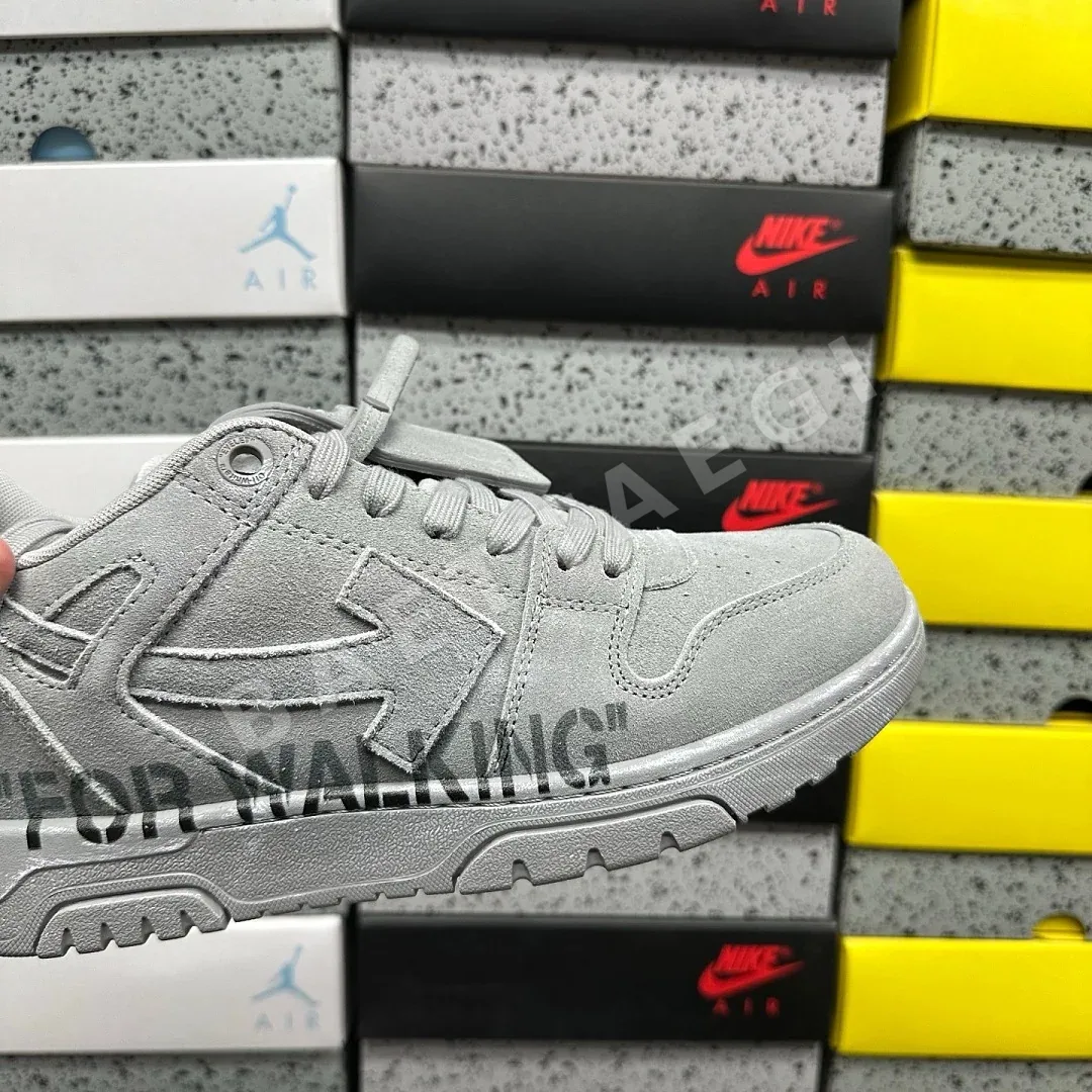 오프화이트 아웃 오브 오피스 OOO 로우 탑스 그레이 B0907 202501 Off White Out Of Office OOO Low Tops 상세 이미지 6