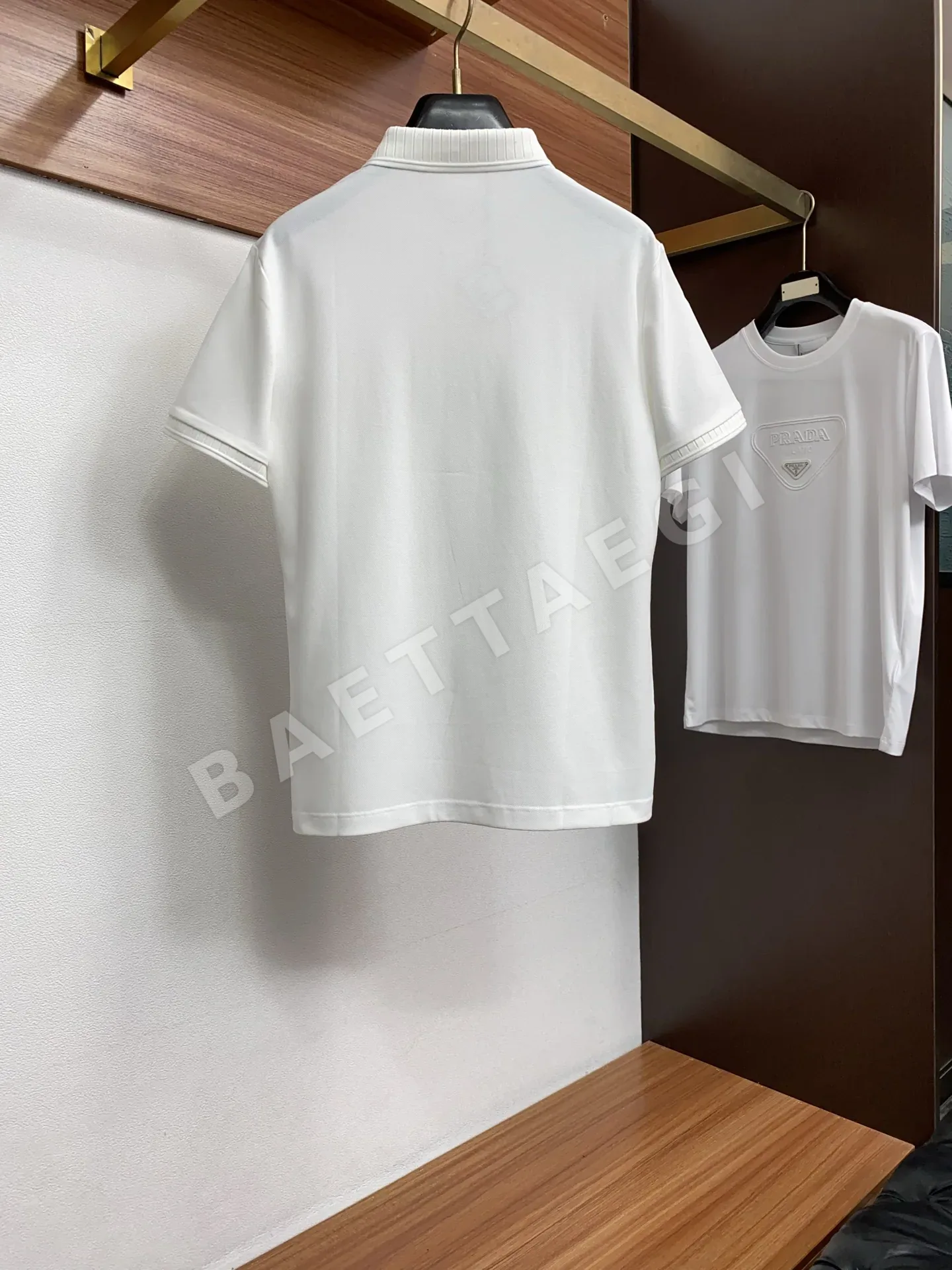 로에베 고급 피케 소재 남성 반팔 폴로셔츠 상세 이미지 9