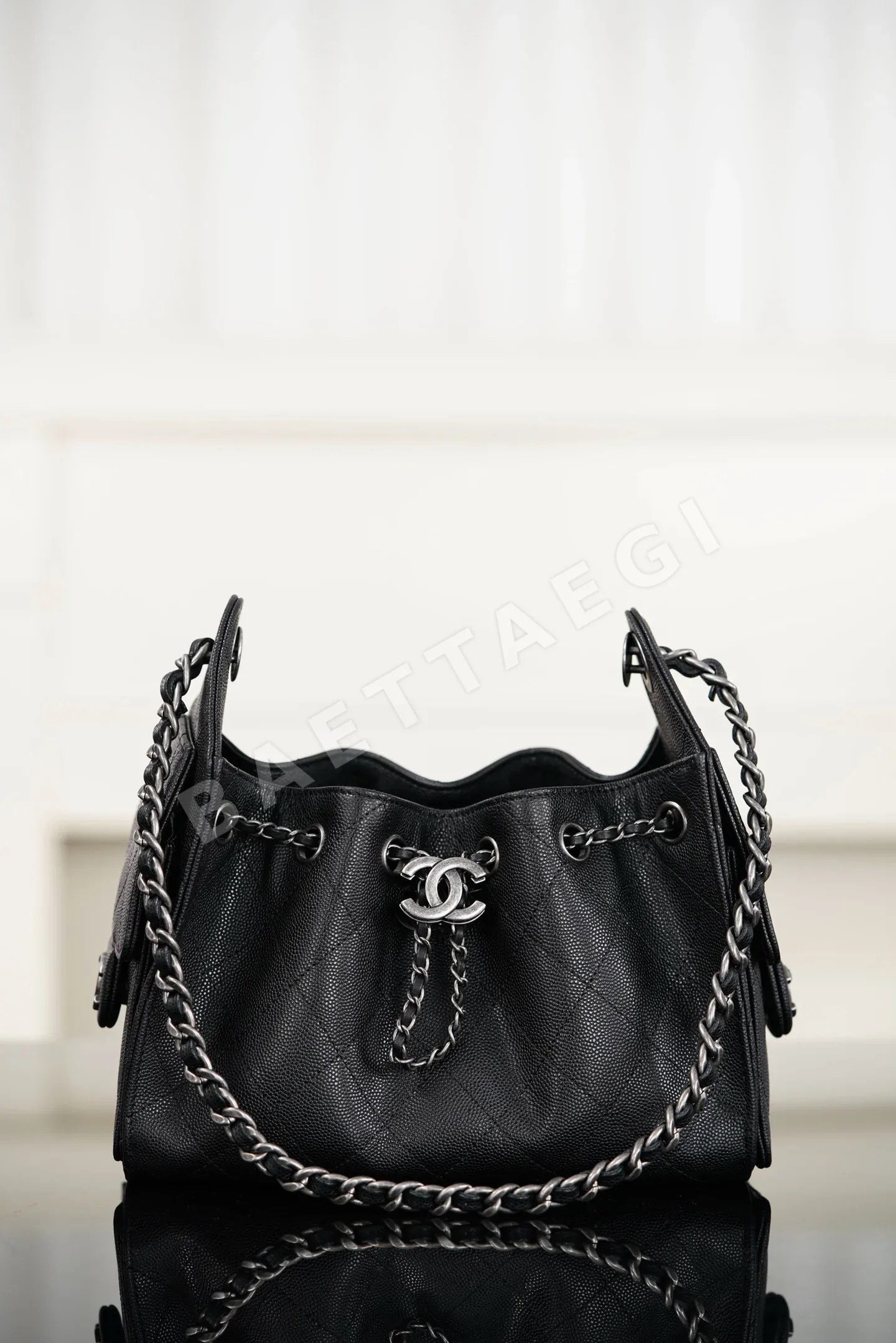 샤넬 25백 미니 블랙 은장 가방 86654 Chanel Bag 상세 이미지 5