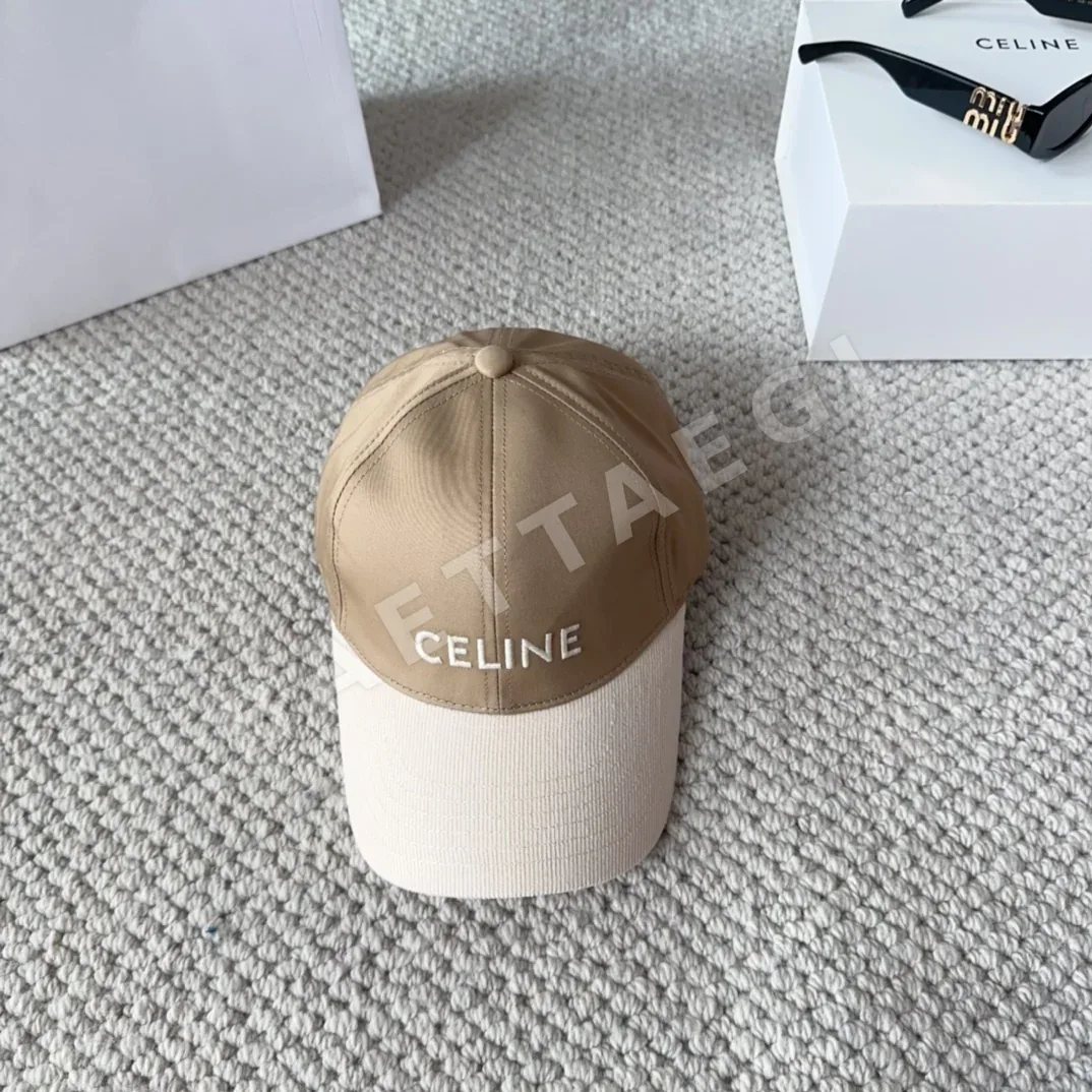셀린느 입체감 라인 모자 159133