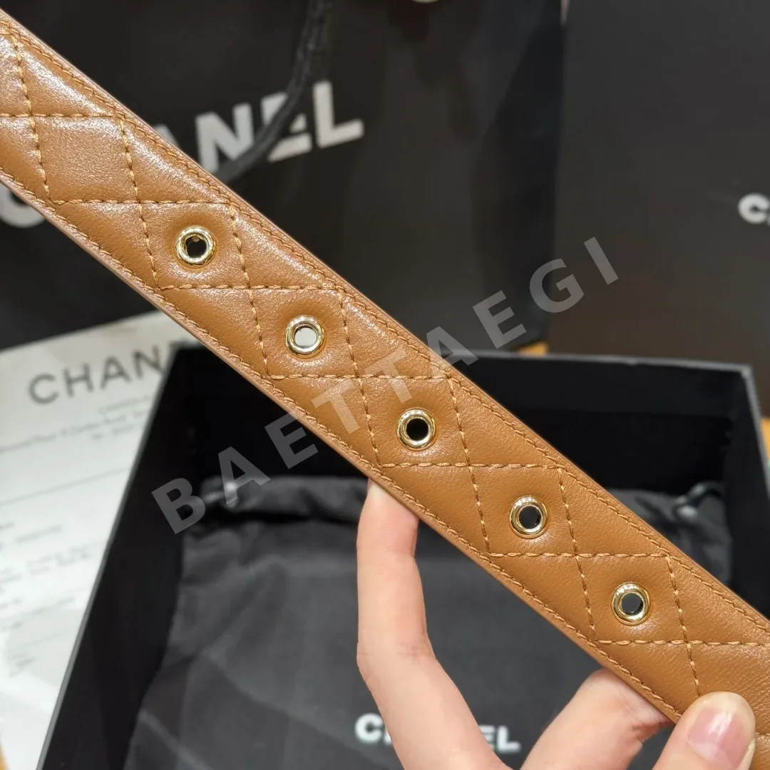 샤넬 더블 C 램스킨 벨트 상세 이미지 6