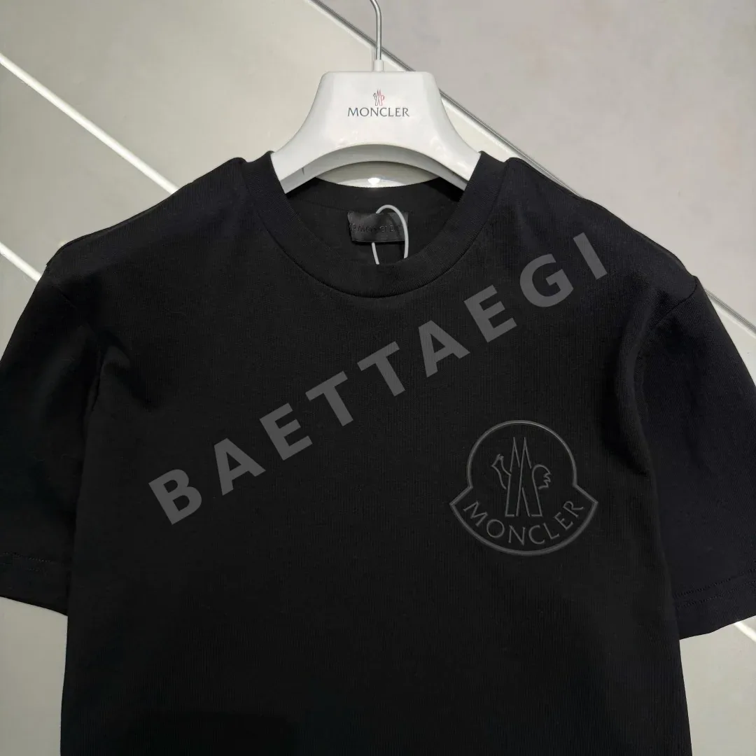 몽클레르 3D 로고 남성 코튼 반팔 티셔츠 상세 이미지 7