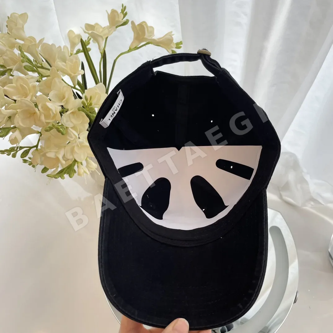 샤넬 빈티지 데미지 가공 배색 야구모자 상세 이미지 8