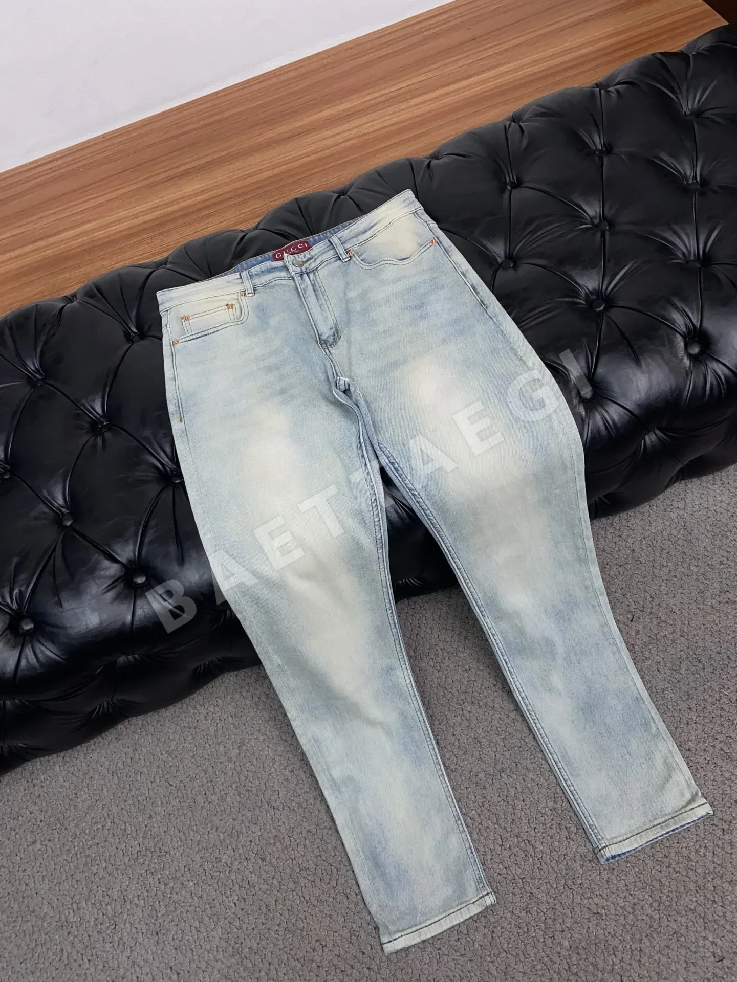 구찌 여성 데님 바지 상세 이미지 6