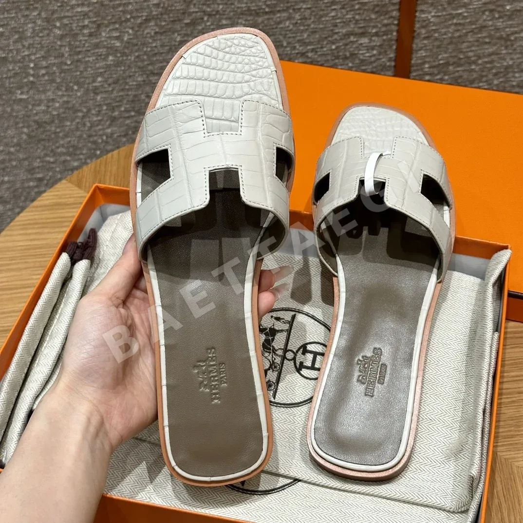 에르메스 오란 악어가죽 샌들 상세 이미지 6