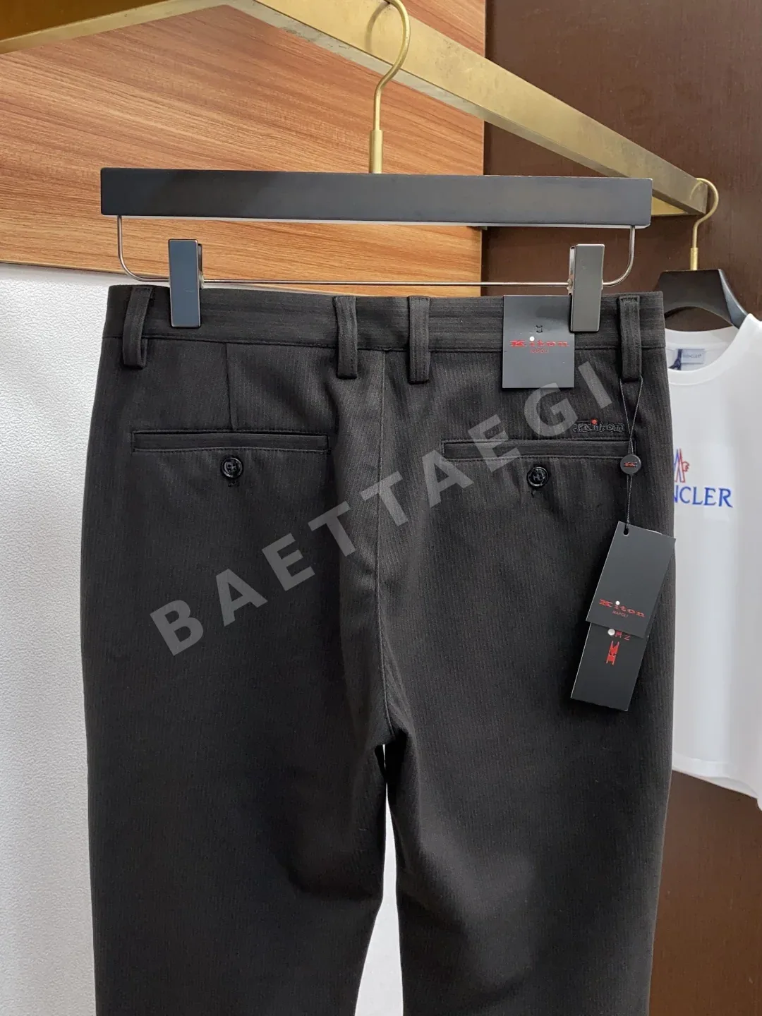키톤 남성 린넨 수트 바지 상세 이미지 9