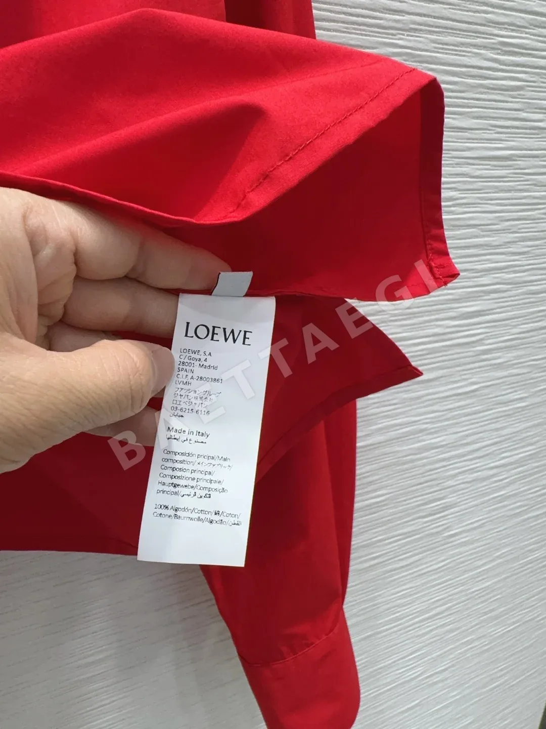 로에베 여성 셔츠 96763 Loewe Shirt 상세 이미지 7