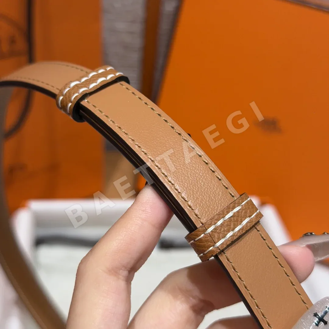 에르메스 H 브클 앱송 카프스킨 벨트 상세 이미지 9