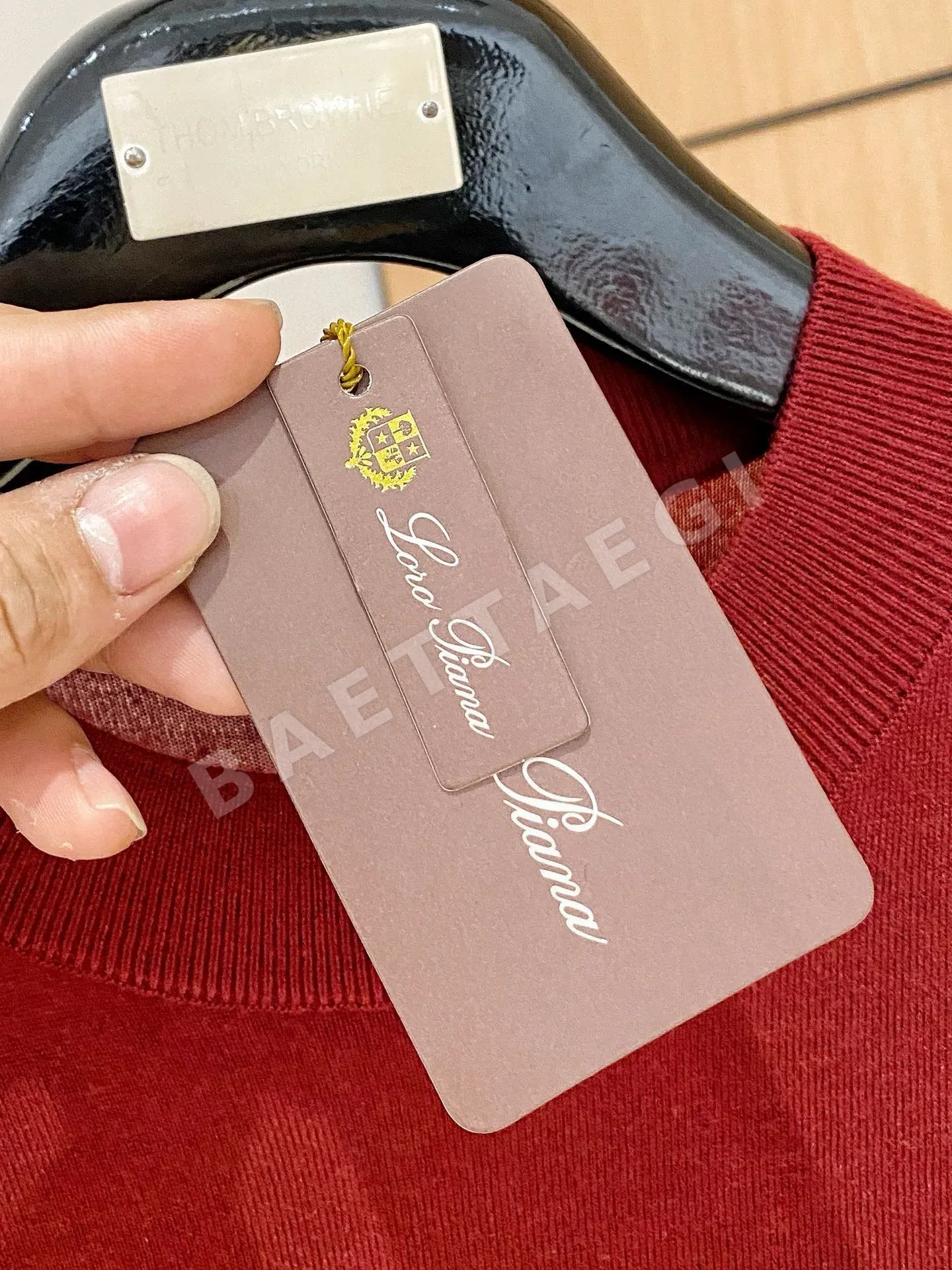 로로피아나 캐시미어 남성 니트 상세 이미지 6