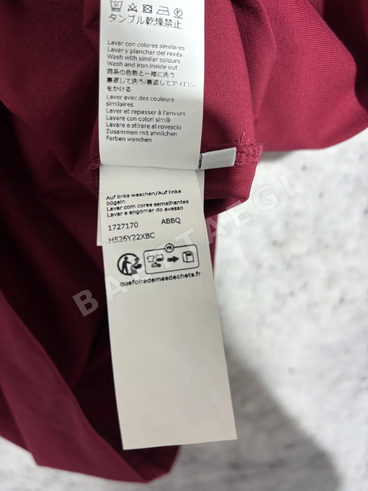 로에베 로고 자수 반팔 티셔츠 상세 이미지 15