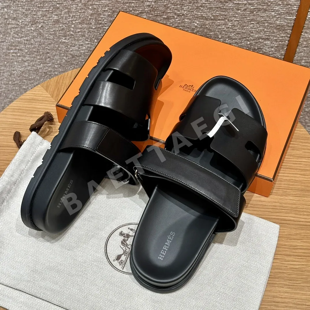 에르메스 시프레 샌들 블랙 램스킨 상세 이미지 2