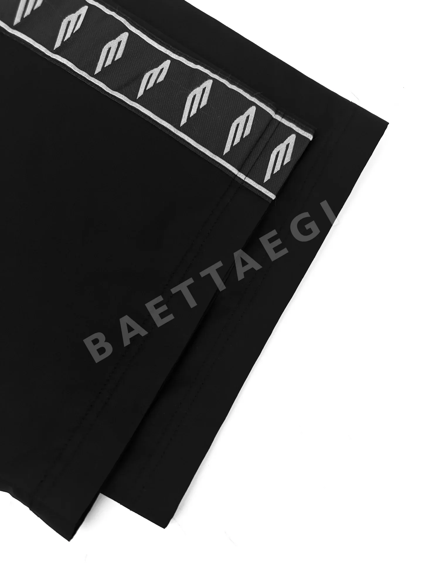 발렌시아가 매트 블랙 자수 바지 상세 이미지 10