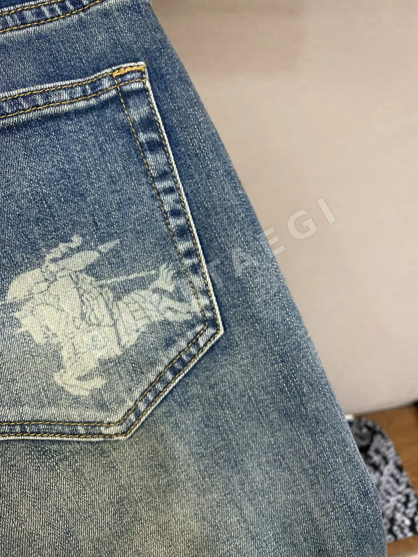 버버리 심플 캐주얼 남성 바지 상세 이미지 8