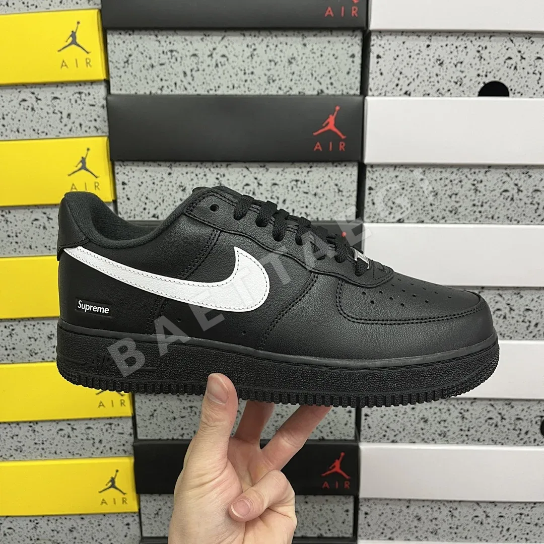 나이키 [G] 에어 포스 1 로우 CU9225-002 201044 Nike Air Force 1 Low Supreme Black White 상세 이미지 7