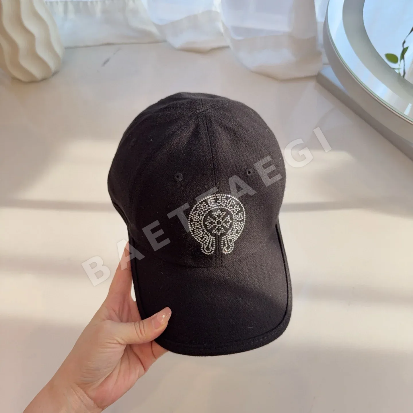 크롬하츠 기모 면 베이스볼 캡 상세 이미지 4