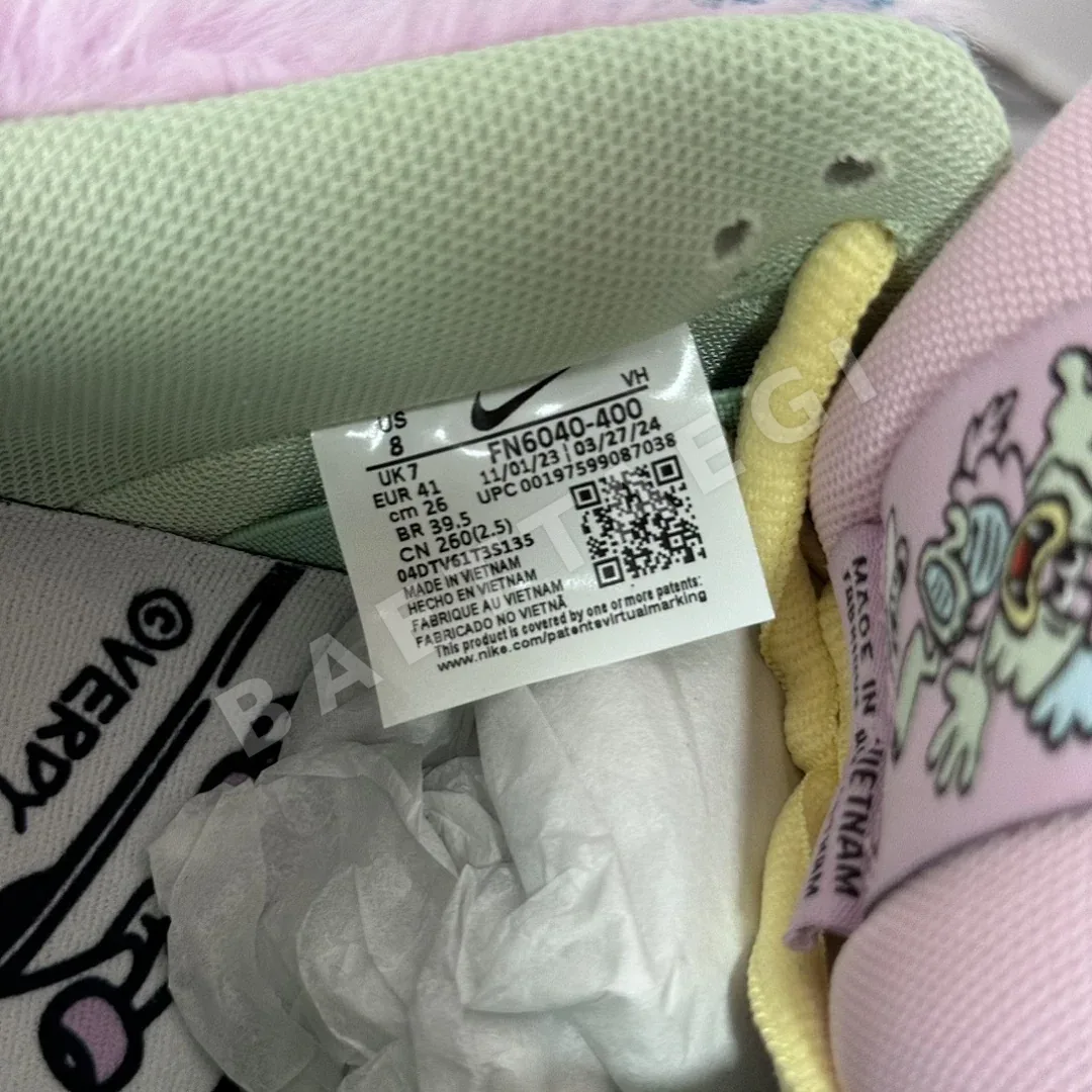 나이키 [S2/TOP] FN6040-400 200967 Nike Verdy X SB Dunk Low 상세 이미지 9