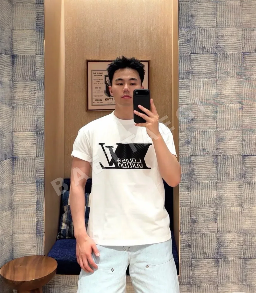 루이비통 LV 스프린터 패턴 남성 반팔 티셔츠 상세 이미지 3