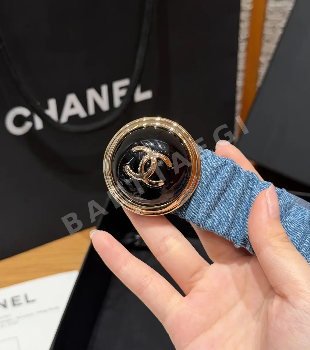 샤넬 플리츠 고무 더블 C 버클 벨트 상세 이미지 7