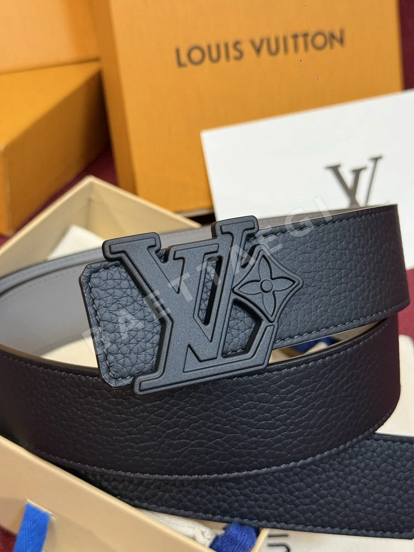 루이비통 다미에 LV 리버시블 벨트 상세 이미지 7