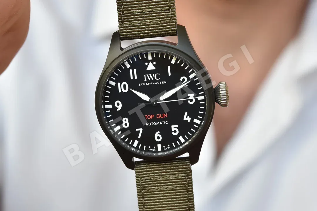 IWC 탑건 블랙 세라믹 시계 상세 이미지 6