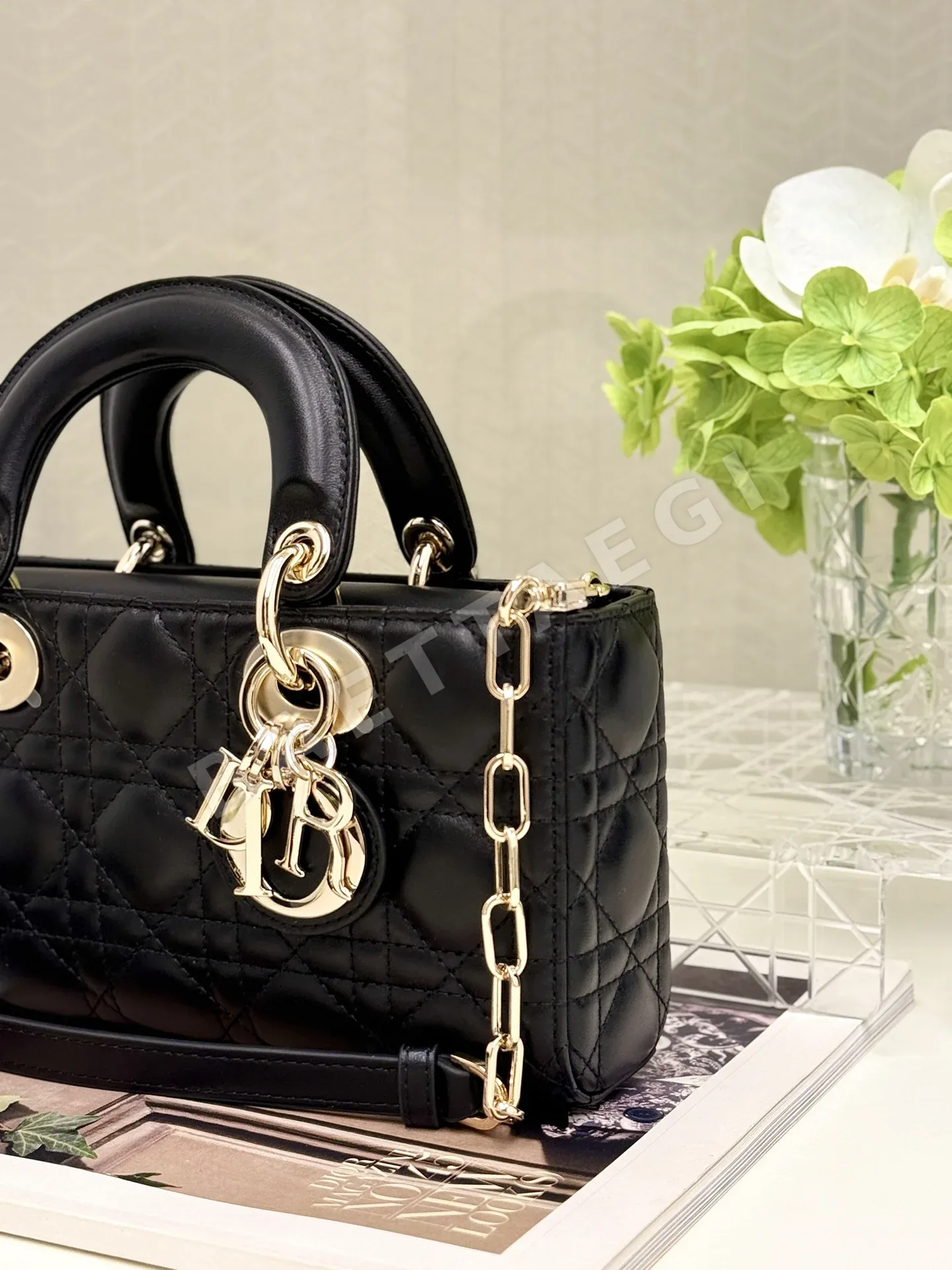 디올 레이디 디조이 스몰 블랙 Dior Lady D-Joy 상세 이미지 2