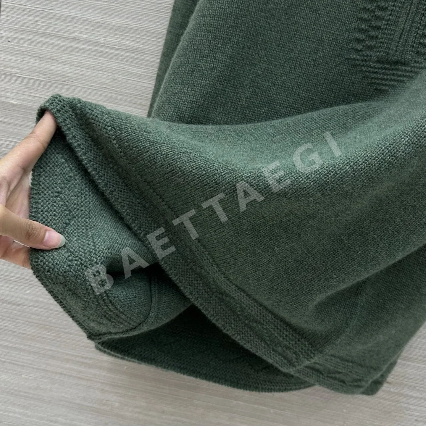 로로피아나 100% 캐시미어 하프오픈 긴팔 탑 상세 이미지 7