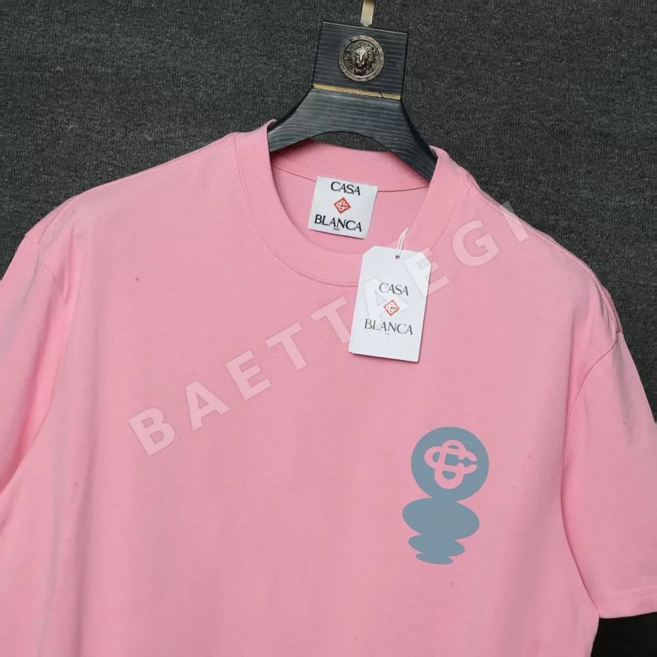 카사블랑카 오리지널 프린트 반팔 티셔츠 상세 이미지 3