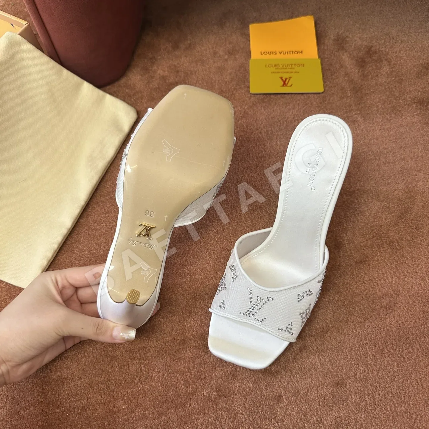 루이비통 실크 소재 샌들 상세 이미지 8