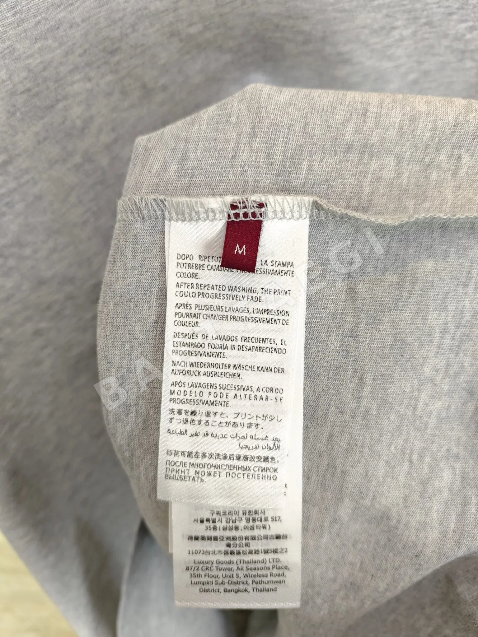 구찌 더블 G 프린트 남성 반팔 티셔츠 상세 이미지 6