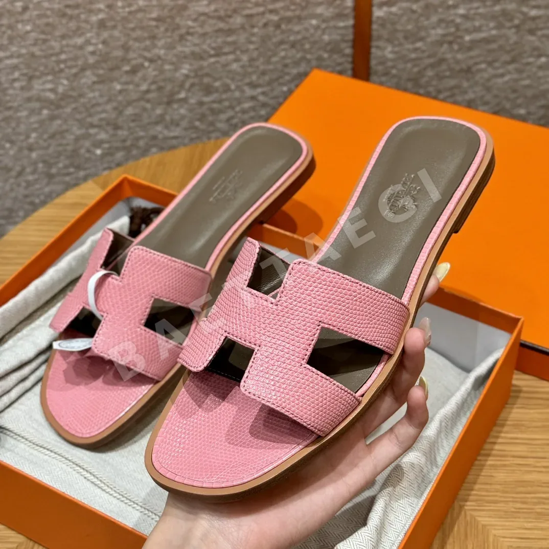 에르메스 오란 도마뱀 가죽 샌들 상세 이미지 5