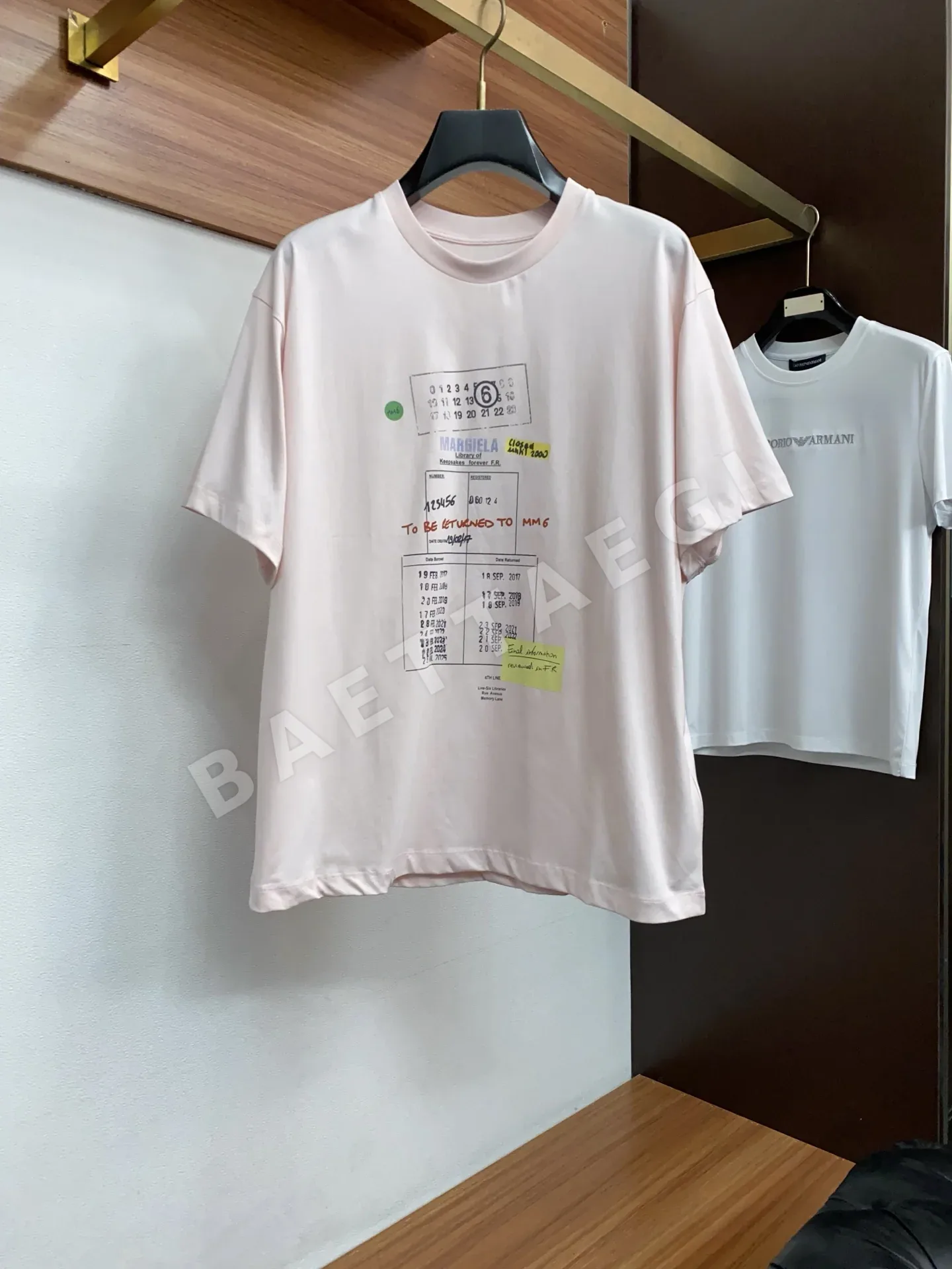 마르지엘라 남성 반팔 티셔츠 48187