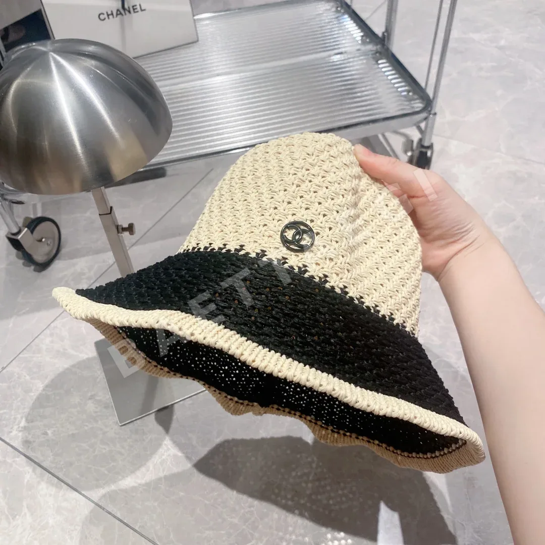 샤넬 스트로우 버킷 햇 모자 상세 이미지 4