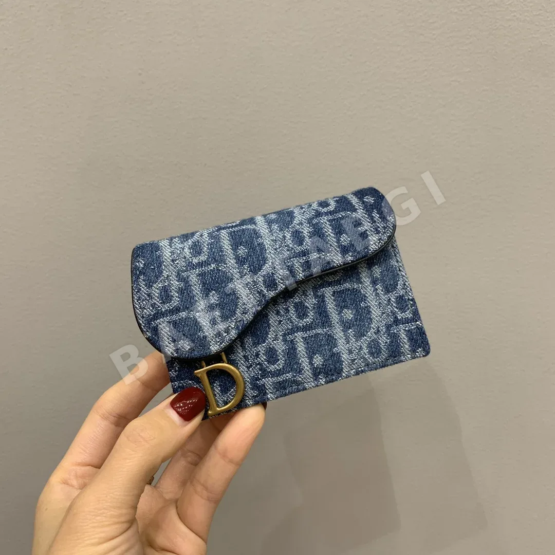 디올 블룸 새들 카드 홀더 지갑 190740