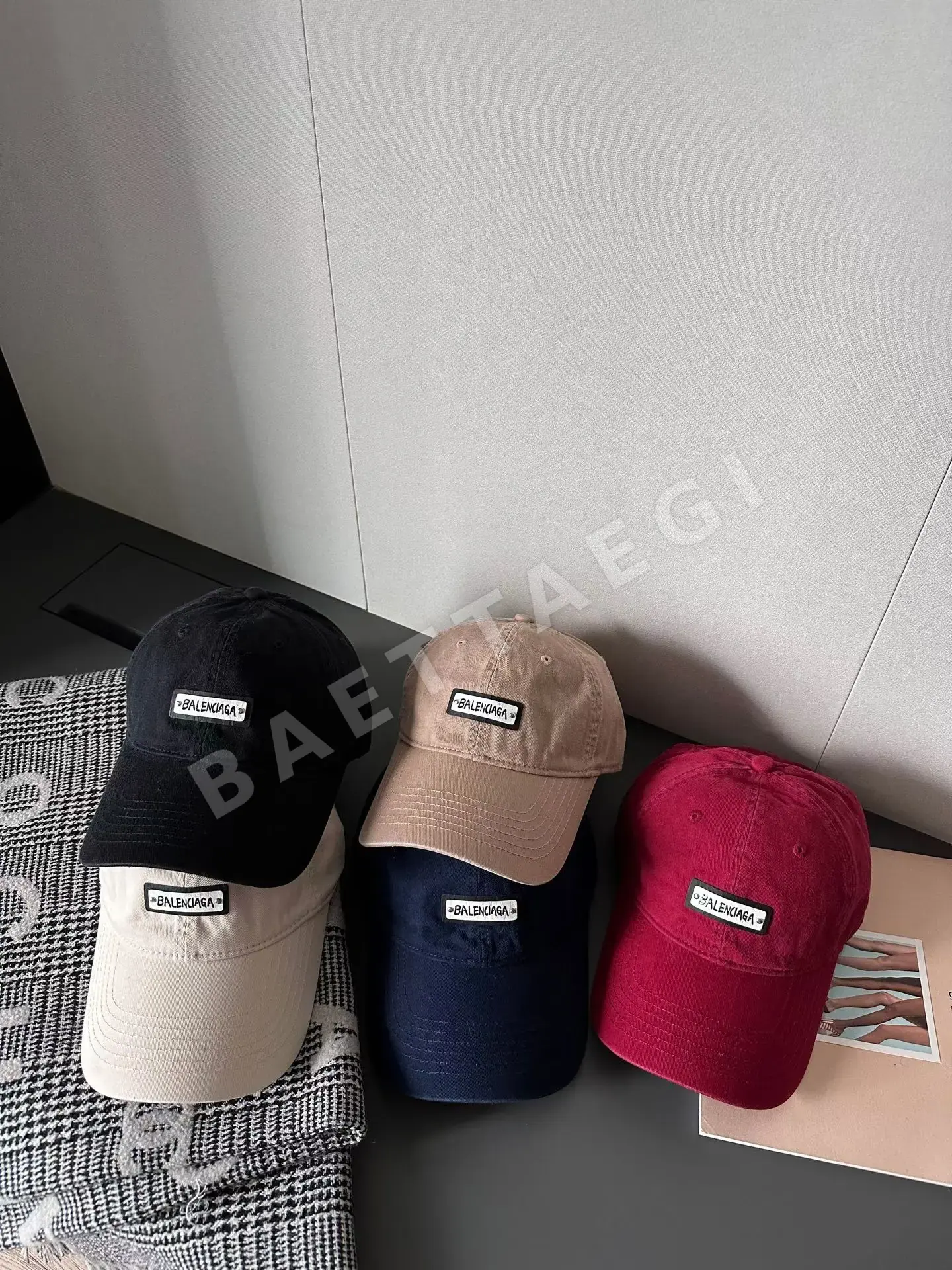 발렌시아가 무지 야구모자 상세 이미지 5