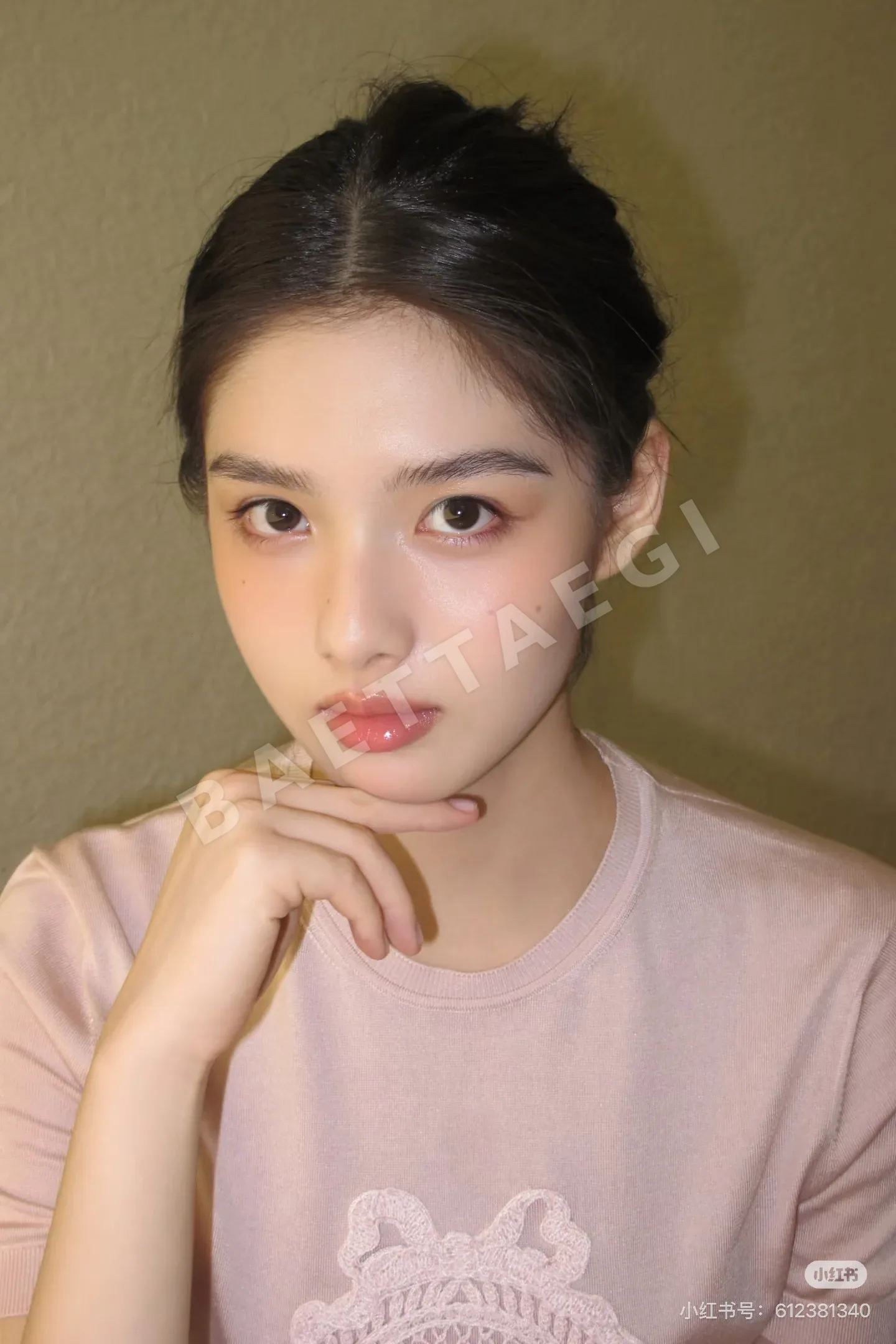 디올 누드 핑크 반팔 니트웨어 상세 이미지 7