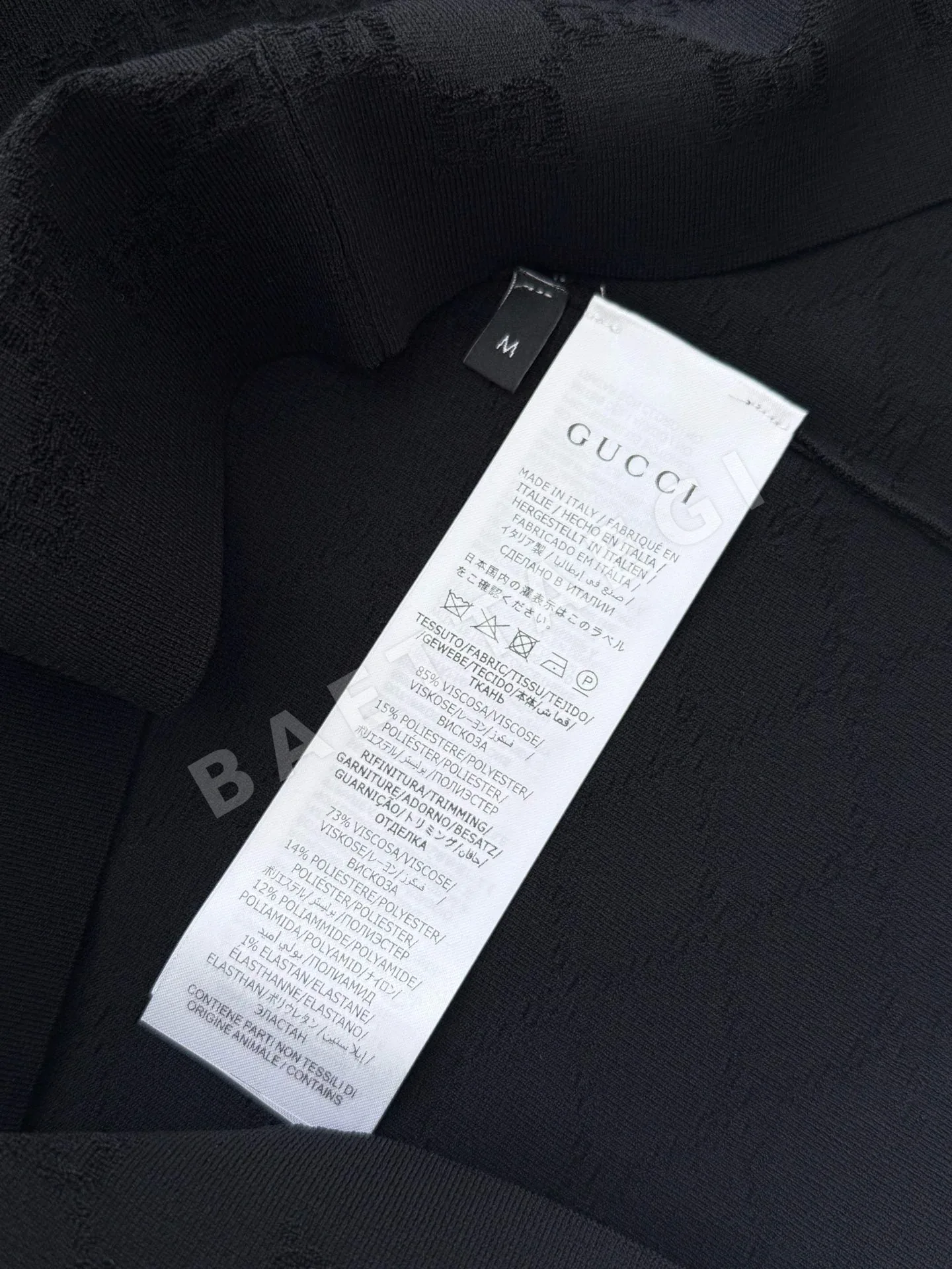 구찌 GG 자카드 니트 남성 반팔 티셔츠 상세 이미지 9