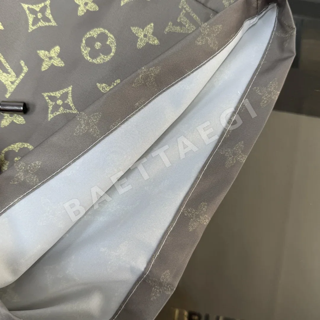 루이비통 메시 안감 패브릭 남성 반바지 상세 이미지 6
