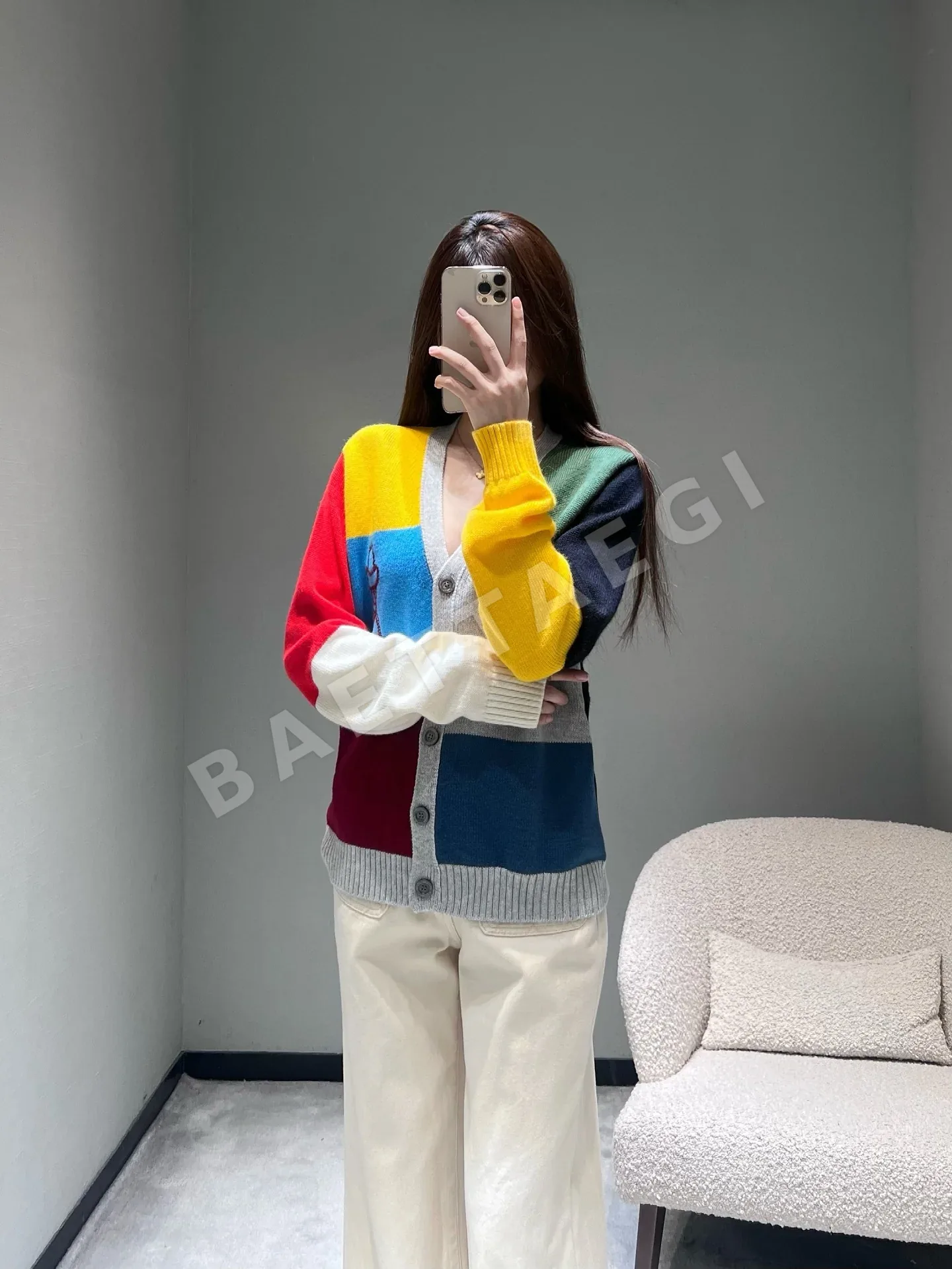 구찌 여성 가디건 상세 이미지 3
