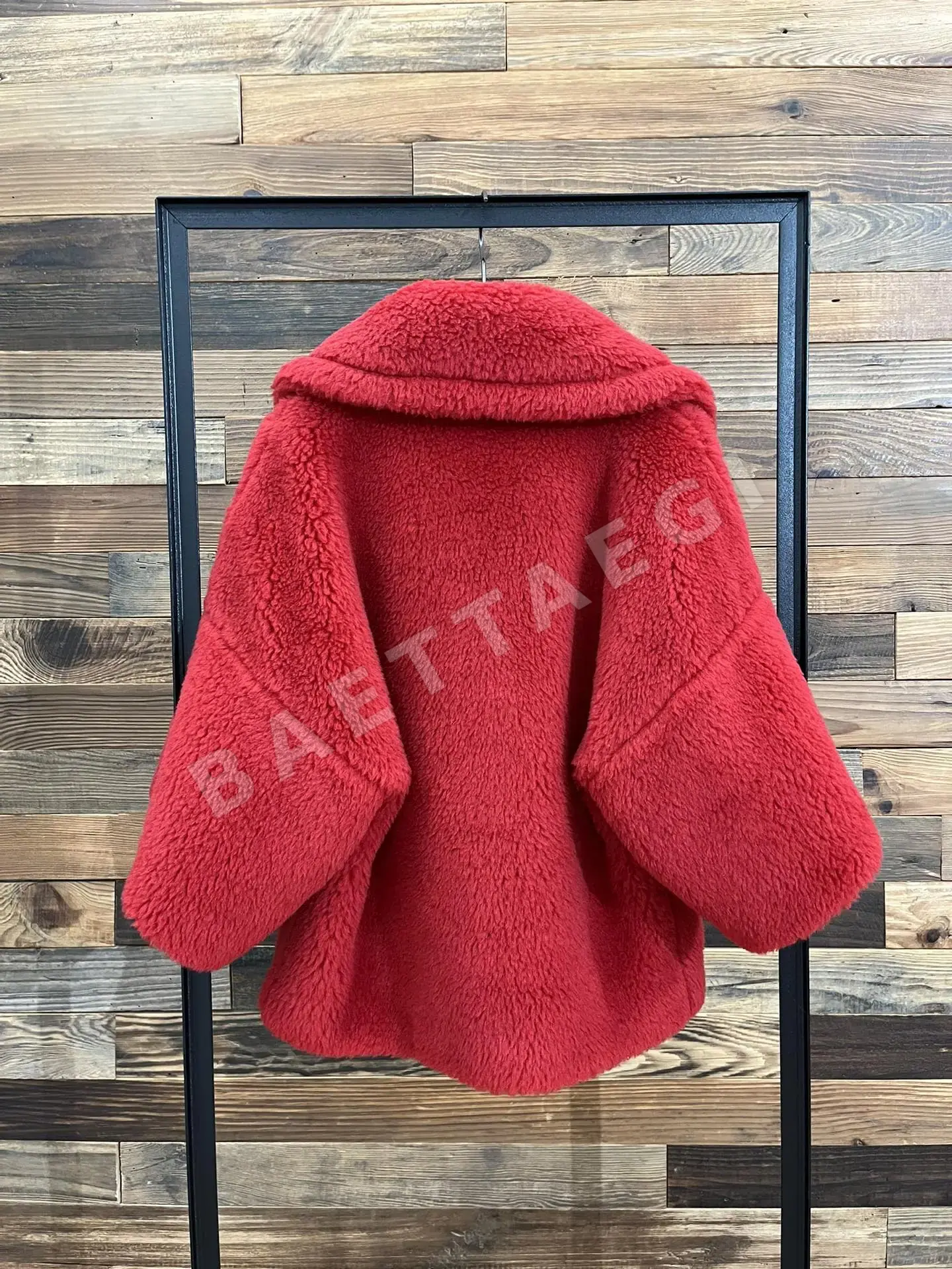 막스마라(Max Mara)의 테디베어 케이프/숏 코트 상세 이미지 3