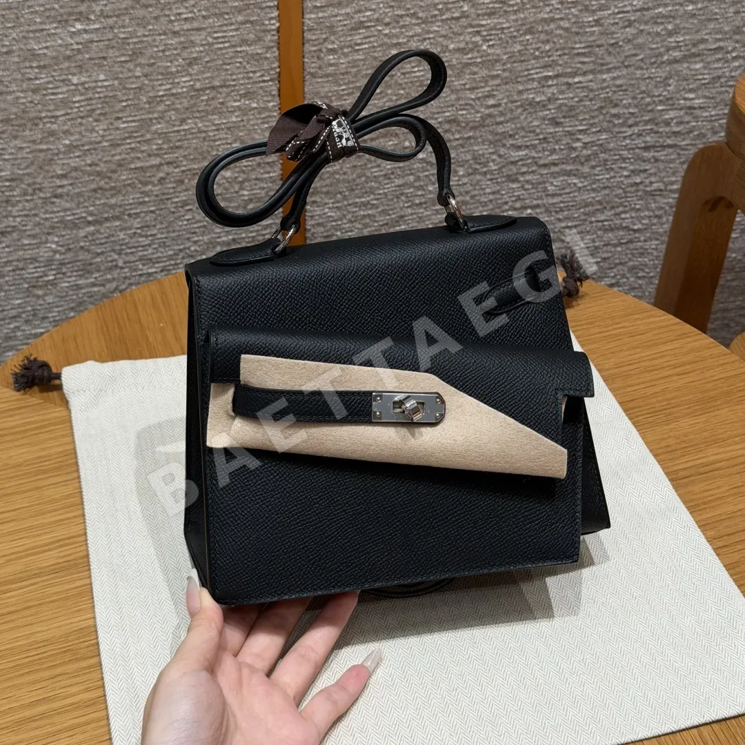 에르메스 켈리 블랙 엡솜 가죽 지갑 상세 이미지 2