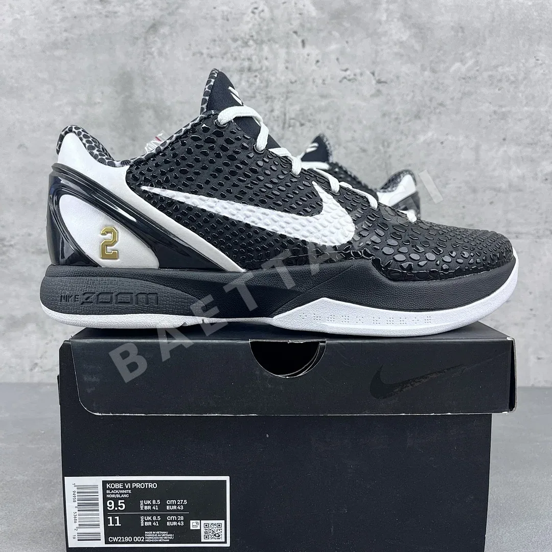 나이키 [GX] 코비 6 프로트로 블랙 화이트 CW2190-002 201373 Nike Kobe 6 Protro Mambacita Sweet 상세 이미지 1