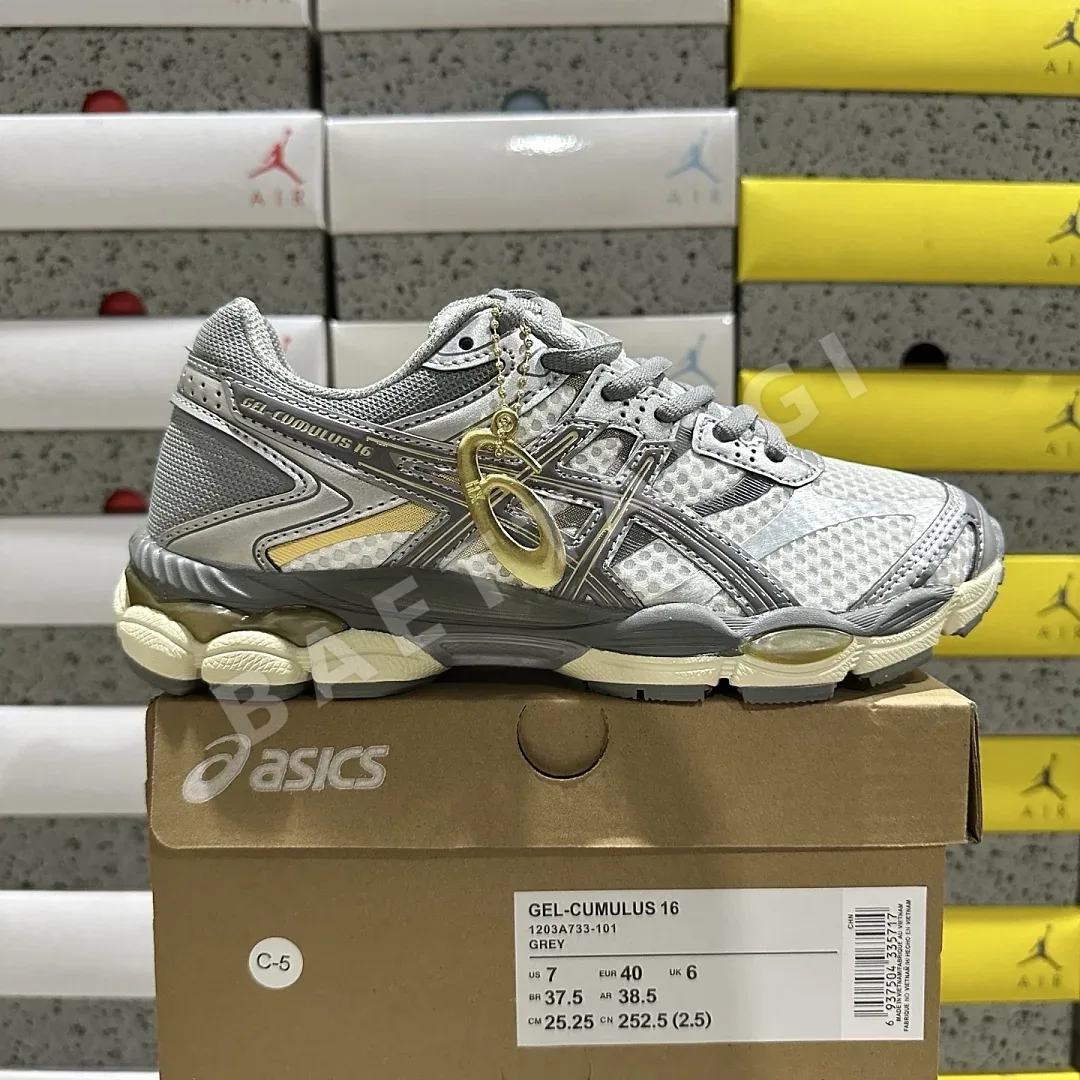 아식스 [WZ] 젤 큐뮬러스 16 1203A733-101 200407 Asics Gel-Cumulus 16 Cream Clay Grey