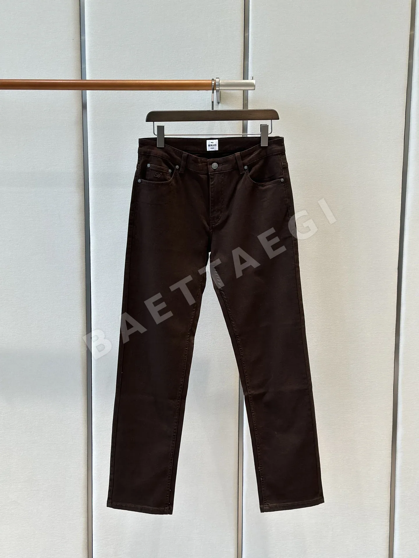 벨루티 남성 스트레이트 레그 바지 207424