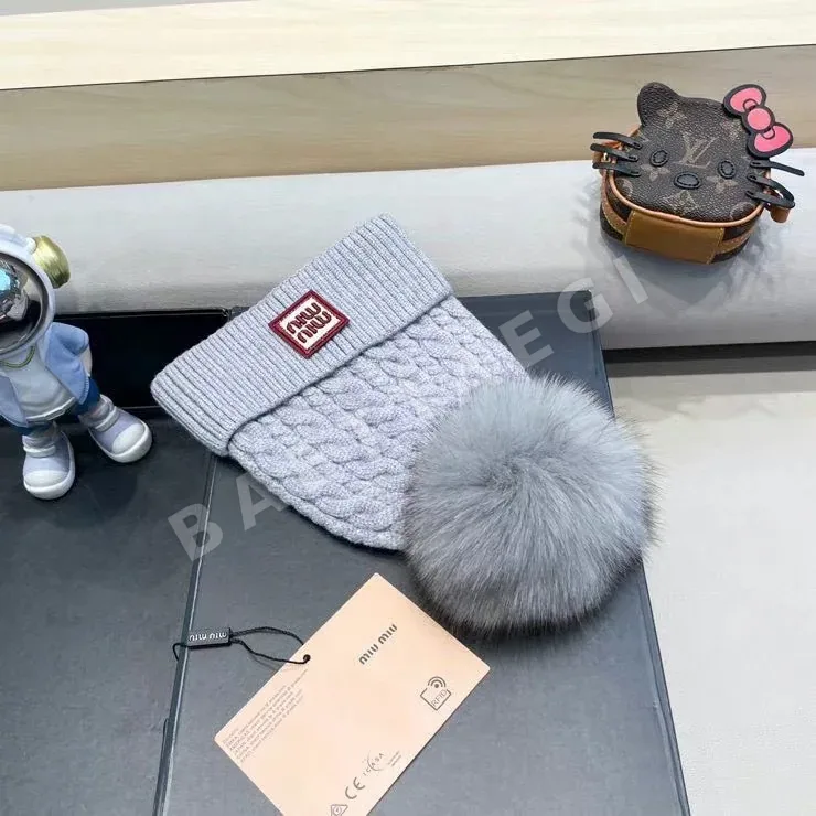 미우미우 울 모자 상세 이미지 8