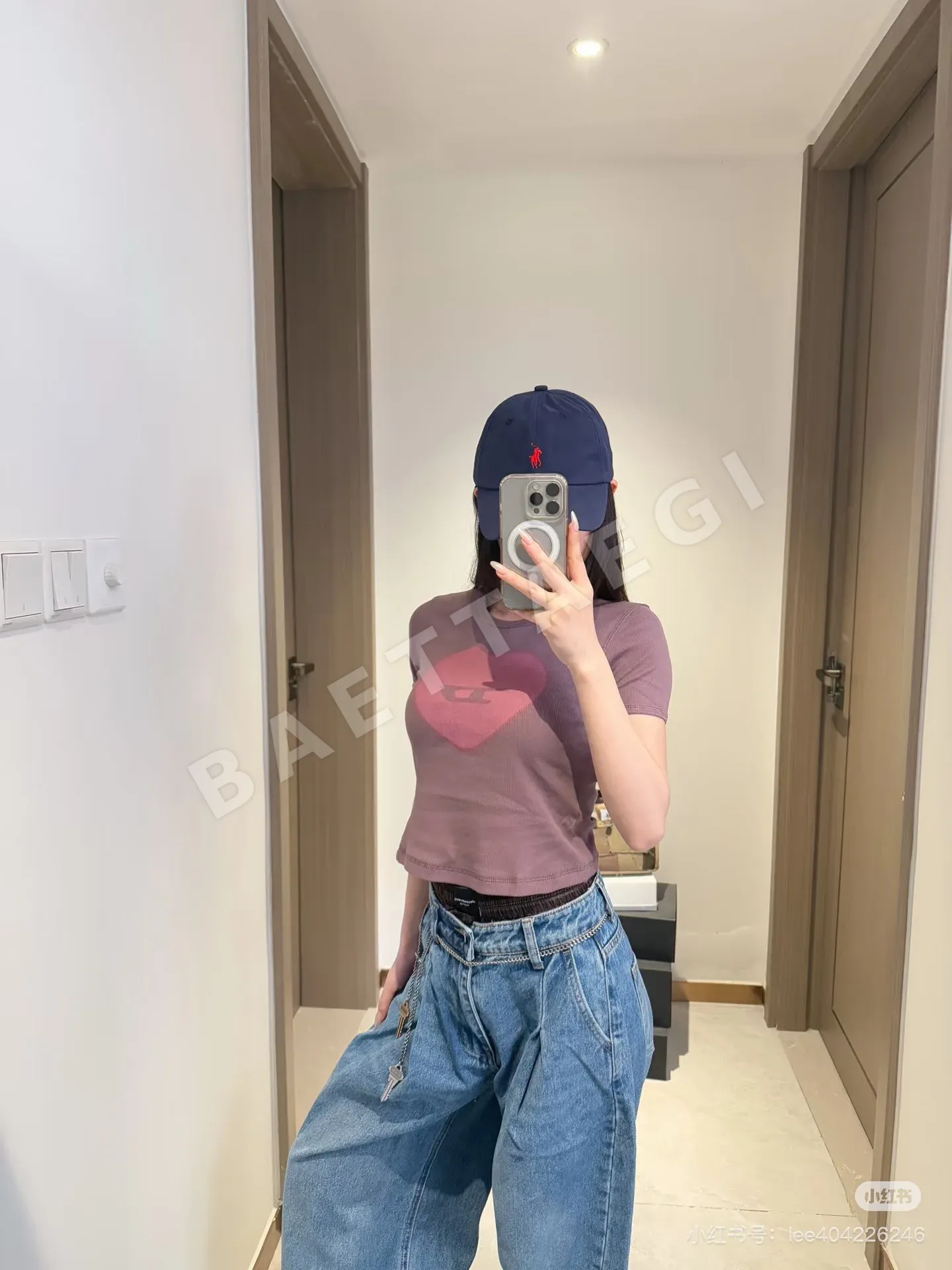 디젤 여성 크루넥 반팔 티셔츠 상세 이미지 5