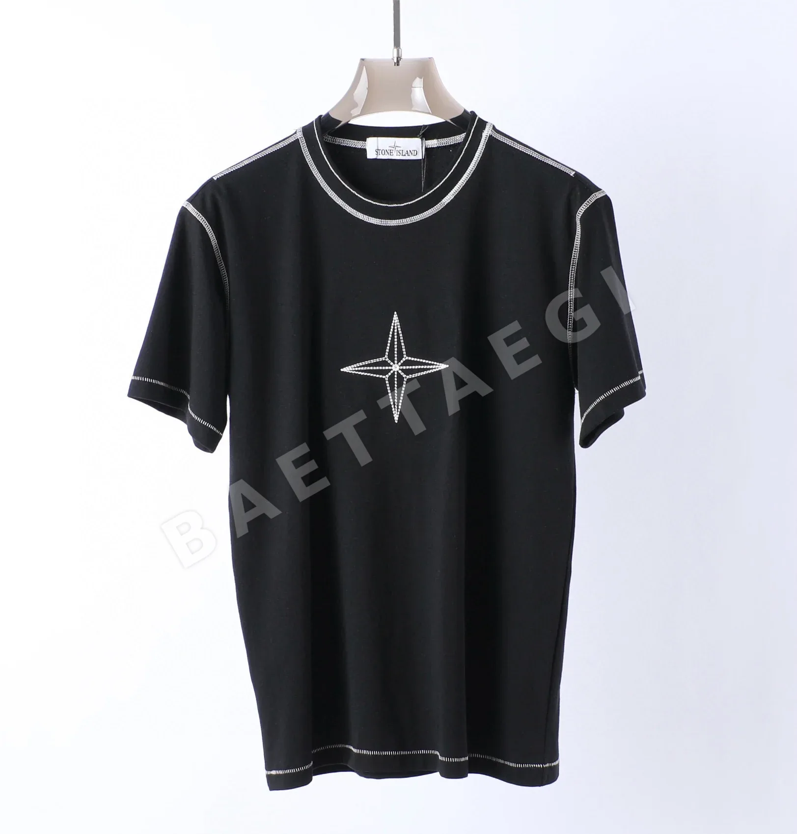 스톤아일랜드 남성 라운드넥 코튼 반팔 티셔츠 XL 47815