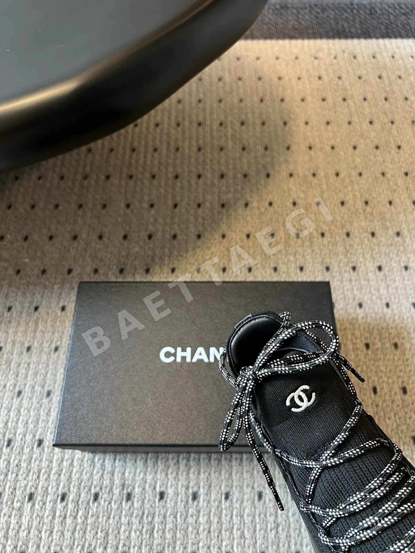 샤넬 패치워크 레더 하이탑 스니커즈 상세 이미지 8