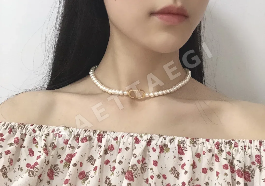 디올 CD 진주 목걸이 60834